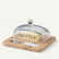 Bamboo Butter Dish with Glass Dome