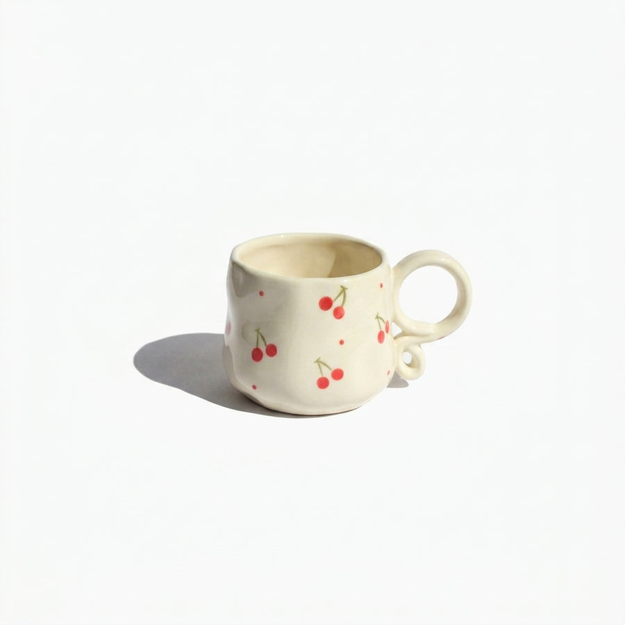 Red & Pink Butterfly Ceramic Mug