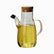Glass Oil Dispenser with Bamboo Lid
