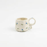 Blue Butterfly Ceramic Mug
