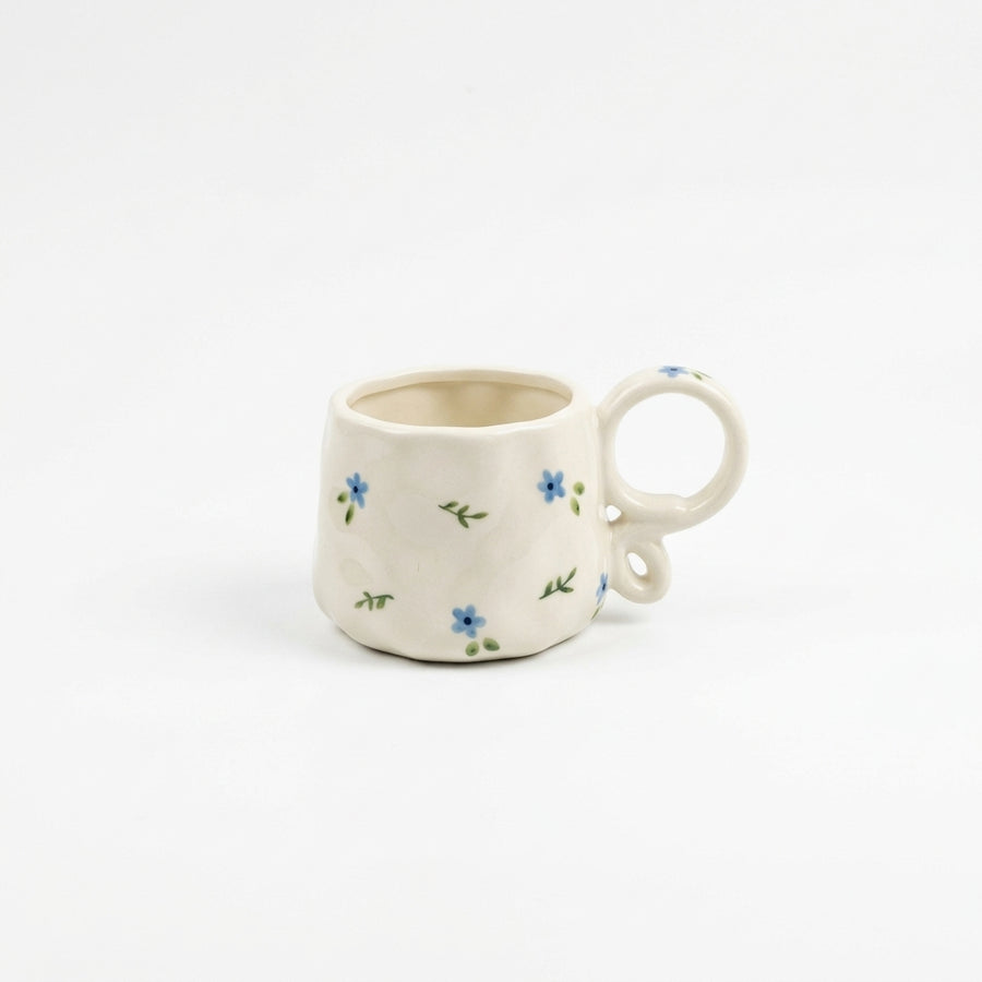 Blue Butterfly Ceramic Mug