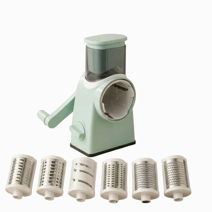 Manual Rotary Vegetable Slicer & Grater