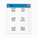 Clear round pantry labels pack in Arabic and English with cake flour, burghul, corn flour, semolina and freekeh