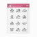 Clear round spice labels pack, 84 names in Arabic and English including fennel flower, pizza and shawarma spices