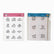 Clear spice labels pack and clear pantry labels pack side by side, Arabic and English